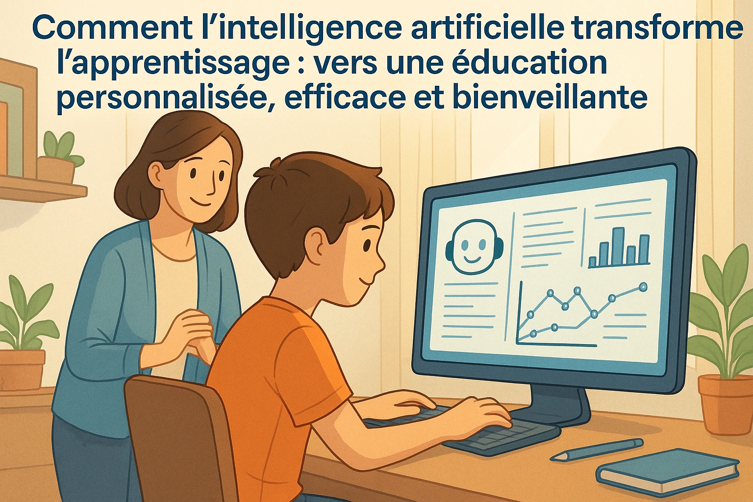 Comment l’intelligence artificielle transforme l’apprentissage : vers une éducation personnalisée, efficace et bienveillante