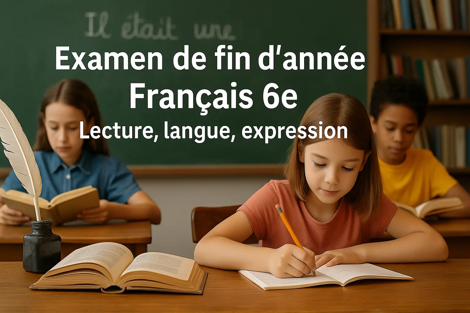 Éval de fin d’année – Français 6e - Lecture, langue, expression